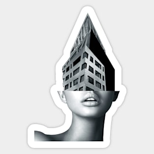 portrait (architecture) Sticker